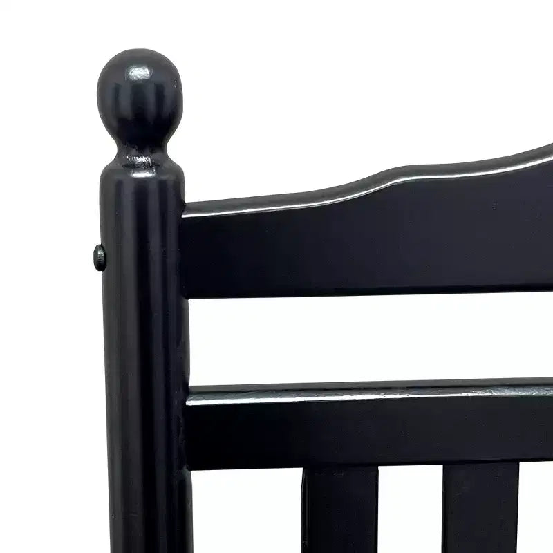 Balcony Porch Rocking Chair, Wood Porch Rocker Chair , All Weather- Resistant Patio Rocking Chair for Garden, Lawn, Balcony, Backyard