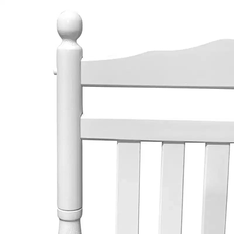 Balcony Porch Rocking Chair, Wood Porch Rocker Chair , All Weather- Resistant Patio Rocking Chair for Garden, Lawn, Balcony, Backyard