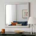 Royal Hampton Dresser Mirror, 40 Inch White Oak Rubberwood, Beveled Edge