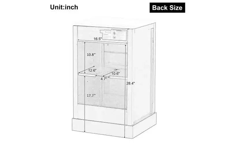 MAYEERTY 30 Bathroom Vanity with Sink White MDF Rubberwood 3 Drawers Adjustable Shelf Freestanding