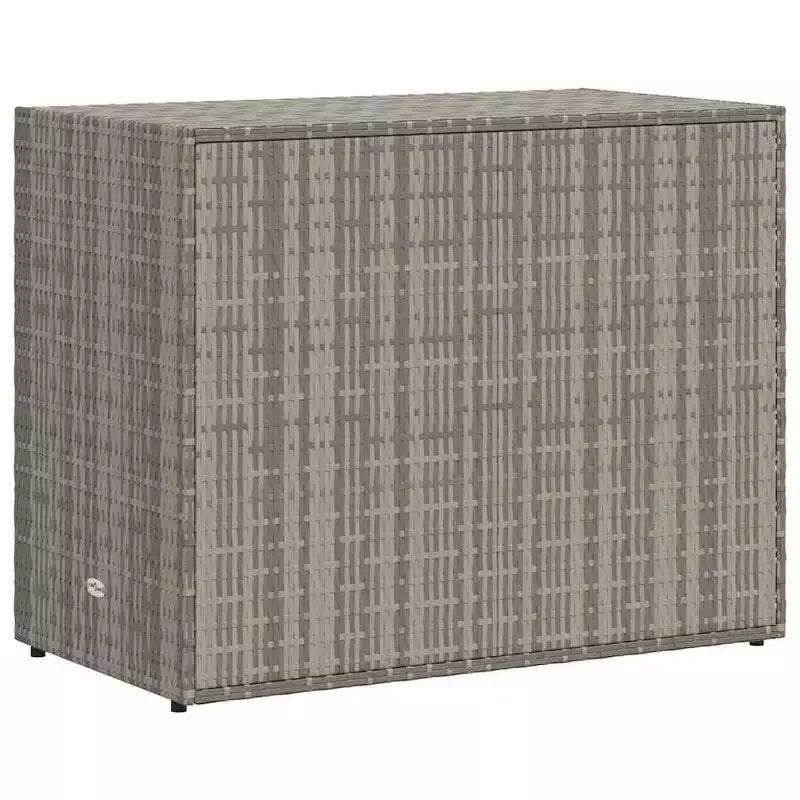 vidaXL Storage Unit Outdoor Storage Cabinet Patio Storage Box Poly Rattan