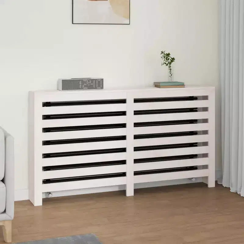 vidaXL Radiator Cover 31.3x7.5x33.1 Solid Wood Pine