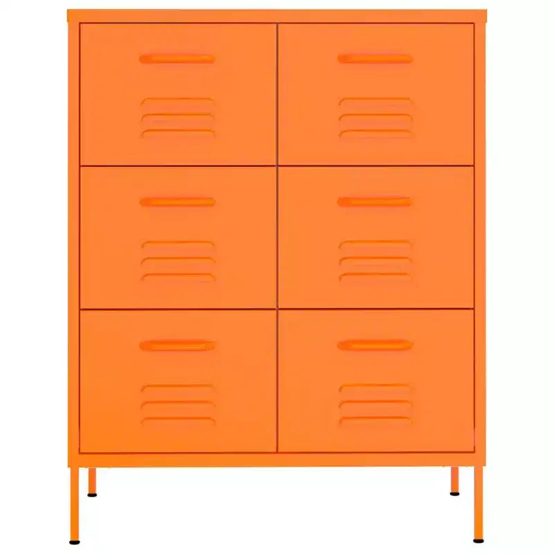 vidaXL Drawer Cabinet Freestanding Storage File Cabinet for Home Office Steel