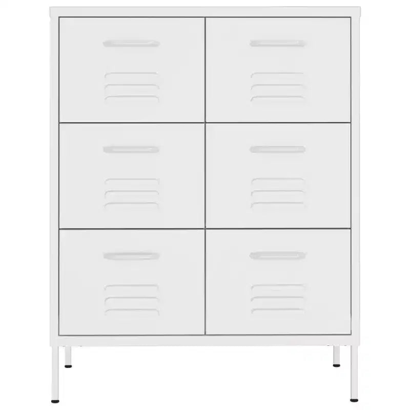 vidaXL Drawer Cabinet Freestanding Storage File Cabinet for Home Office Steel