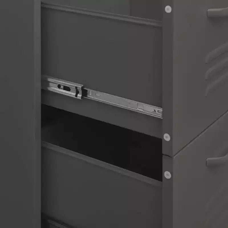 vidaXL Drawer Cabinet Freestanding Storage File Cabinet for Home Office Steel