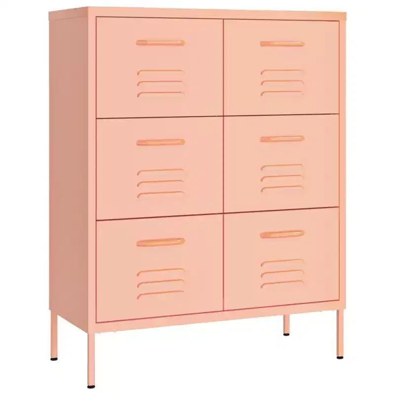vidaXL Drawer Cabinet Freestanding Storage File Cabinet for Home Office Steel