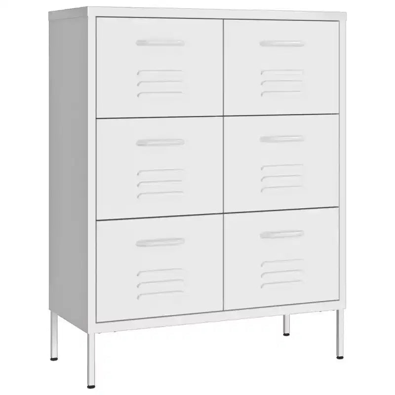 vidaXL Drawer Cabinet Freestanding Storage File Cabinet for Home Office Steel