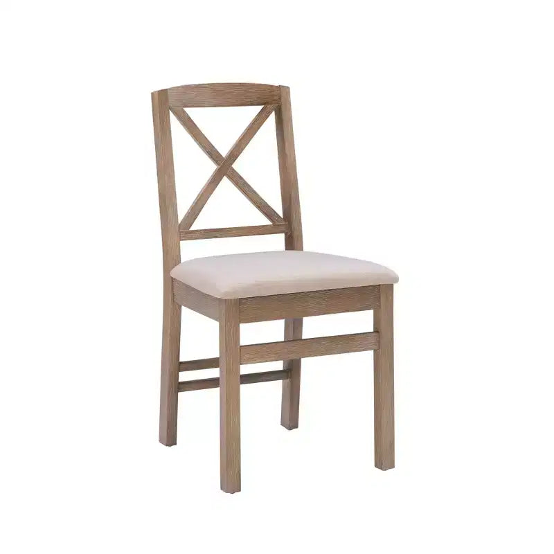 Set of 2 Triena X-Back Dining Chairs - Linon