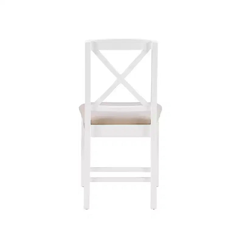 Set of 2 Triena X-Back Dining Chairs - Linon