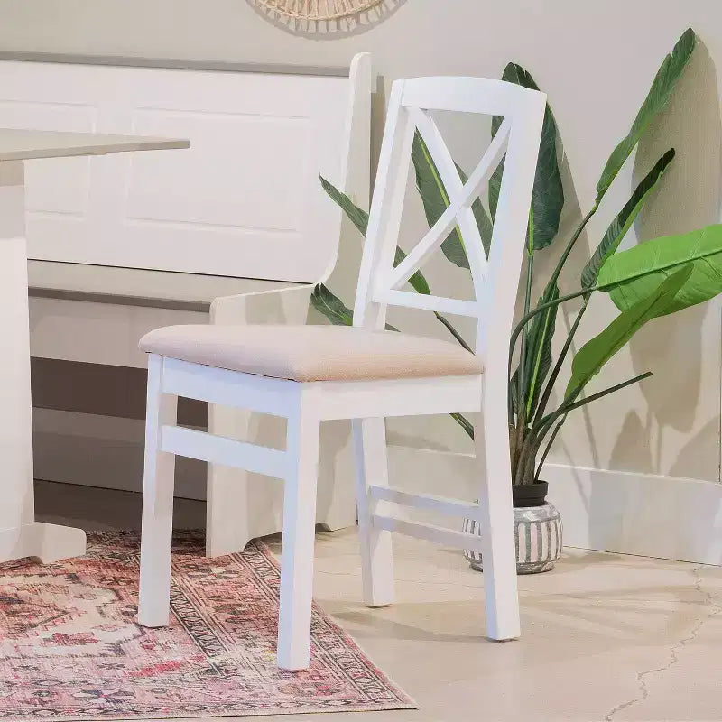 Set of 2 Triena X-Back Dining Chairs - Linon