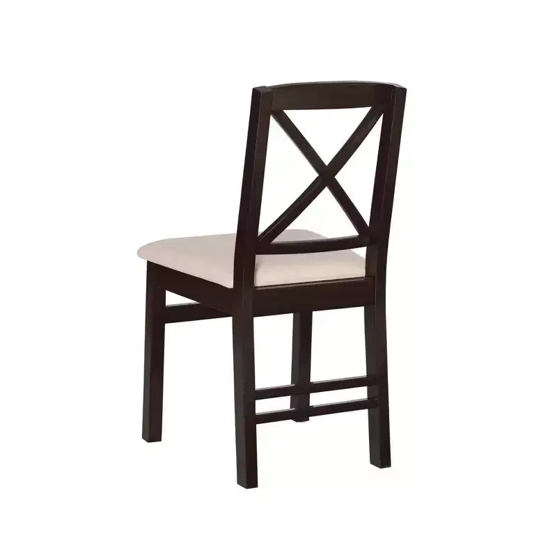 Set of 2 Triena X-Back Dining Chairs - Linon